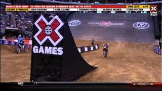 2011 XGames MotoX Best Whip [upl. by Sterne853]