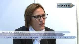 Managerama TV  Interview de Joelle Mathey Service public de lemploi Genève [upl. by Atikal]