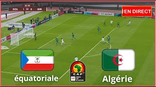 Algérie vs Guinée équatoriale en direct Éliminatoires Coupe dAfrique complet simulation Gameplay PC [upl. by Ellitnahc345]