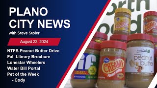 Plano City News Ep 141  Peanut Butter Drive Fall Library Brochure [upl. by Nitz]