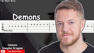 Imagine Dragons  Demons Guitar Tutorial [upl. by Harilda]