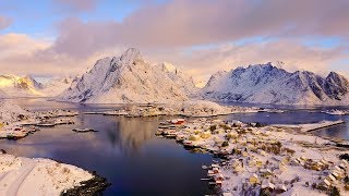 Lofoten Norway 4K HD Drone Video [upl. by Kampmeier]