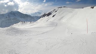 Piste Lac red La NormaValfrejus Ski [upl. by Haet]