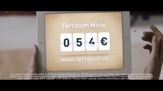 Ferratum Bank  Krátkodobá rýchla pôžička do výplaty ZADARMO [upl. by Wappes]