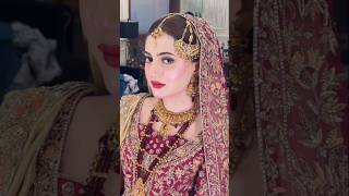 Pakistani bridal look 😍  Stunning look  bridal makeup  beautiful bridal makeup pakistaniwedding [upl. by Ransome]