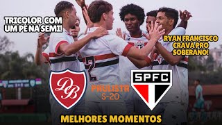 Desportivo Brasil x São Paulo  Melhores Momentos  Quartas de finais IDA Paulistão Sub20 2024 [upl. by Hinman]