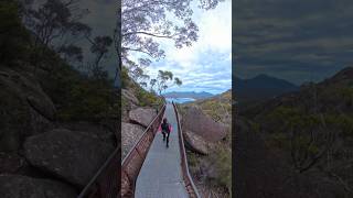 Off the bikes for the weekend to check out the Wineglass Bay Lookout on Tasmanias East Coast [upl. by Bille825]