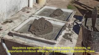 Hacer baldosas de cemento  tile diy [upl. by Ytnom]