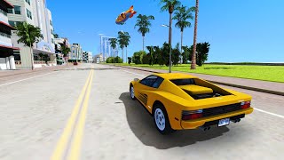 GTA Vice City  Realistic Vision R1 San Vice  RenderHook [upl. by Acirderf]