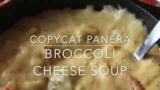 Copycat Panera Broccoli Cheese Soup [upl. by Sirej]