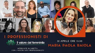 I PROFESSIONISTI DEL FEMMINILE Maria Paola Raiola [upl. by Mezoff]