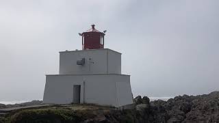 Amphitrite Lighthouse Foghorn Ucluelet BC [upl. by Let]