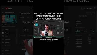 Will The Nervos Network Rally Continue ⚠ CKB Crypto Token Analysis [upl. by Warren]