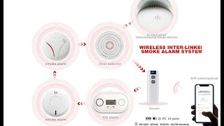 AC220240v Hardwired Interconnected Smoke Alarm [upl. by Julis70]