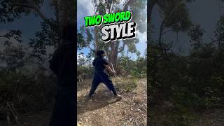 Dual Wielding Quick Attack ⚔️ tutorial katana martialarts swordfighting [upl. by Carlos]