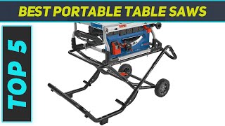 Top 5 Portable Table Saws in 2024 [upl. by Anifesoj]