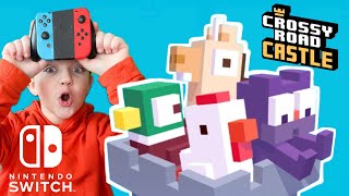 EPIC NEWS Crossy Roads Castle on Nintendo Switch  Gameplay with Ima and Jessy [upl. by Lebasile]