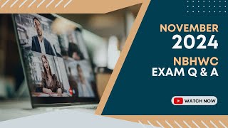 Exam QampA Information Session November 2024 [upl. by Ladiv]