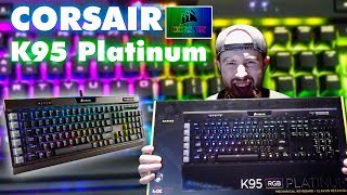 Corsair K95 Platinum RGB Unboxing and Setup [upl. by Nielson]