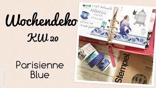 Kate Spade Wochendeko KW 20 Parisienne Blue  Plan with me  deutsch  filolove [upl. by Ogu846]