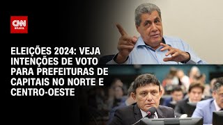 Eleições 2024 veja intenções de voto para prefeituras no Norte e CentroOeste  BRASIL MEIODIA [upl. by Adnarom269]