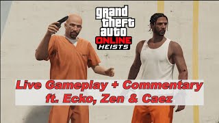 GTA V Prison Break Heist  Live Gameplay  Commentary  HARD Difficulty  PS5 [upl. by Katheryn]