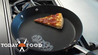 Reheat Pizza The Right Way And NOT In The Microwave  TODAY [upl. by Sholes312]