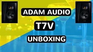 Adam Audio T7V Studio Monitors  Unboxing amp Install  feat djvicvapor [upl. by Helaina]