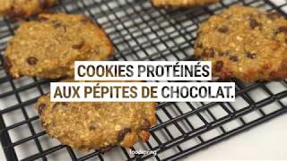 Cookies protéinés aux pépites de chocolat  foodspring [upl. by Inesita]