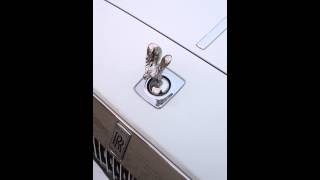 2014 Rolls Royce Wraith Hood Ornament Spirit of Ecstasy Power Retracting [upl. by Odrarebe]