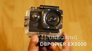 DBPOWER EX5000 Action Camera  Unboxing [upl. by Nellahs]