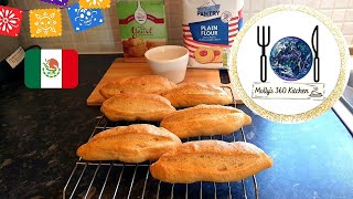 How to make Mexican Bolillo Bread [upl. by Dennard]