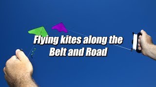 Live Flying kites along the Belt and Road敦煌国际风筝节 看各国风筝一决高下 [upl. by Dupre]