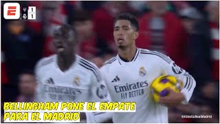 GOL de BELLINGHAM y el REAL MADRID empata el partido en BILBAO  La Liga [upl. by Annyrb719]