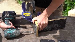 Tutoriel 11 Fabrication des moules pour les briques de terre crue [upl. by Adnawat867]