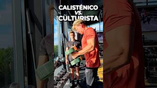 ¡Fisicoculturistas VS Calistenia ¿Quién levanta más en curl 🏋️‍♂️🔥 [upl. by Emanuela]