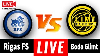 LIVE🔴 Rigas FS vs Bodo Glimt  UEFA Champions [upl. by Copp943]