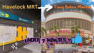 How to get to Tiong Bahru Market from Havelock MRT Station [upl. by Ferwerda]