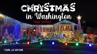 ❄️Top Christmas Displays in Everett Mill Creek Bothell and Woodinville Washington❄️ 4K Res 2020 [upl. by Dronski306]