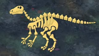 Iguanodon Dinosaurier Ausgrabung 🔎 Paläontologie Spiel für Kinder⭐️Dino Dog 4 [upl. by Also292]