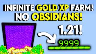 BEST XP GOLD FARM 121 Minecraft Bedrock MCPEXboxPS4Nintendo SwitchWindows10 [upl. by Acherman]