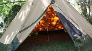 Setting up the Safir 9 CP Nordic TiPi Tent [upl. by Eilerua]