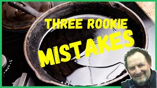 Cast Iron Skillet 101  TOP 3 MISTAKES Beginners Make [upl. by Awad436]