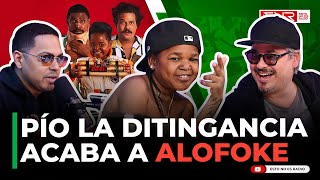 PÍO LA DITINGANCIA ACABA A ALOFOKE Y LO ACUSA DE NO APOYAR EL CINE DOMINICANO [upl. by Russel]