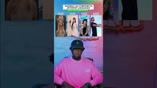 Showing You Clean Bandit quotSymphonyquot feat Zara Larsson In Different Languages shorts music trend [upl. by Franklyn]