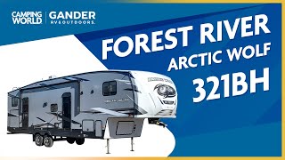 2022 Forest River Arctic Wolf 321BH  5th Wheel  RV Review Camping World [upl. by Jarvey]