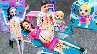 🔴LIVE Satisfying Unboxing of Ambulance Pregnant Doll Playset amp Baby Doll Toy Collection  ASMR Toys [upl. by Ikram]