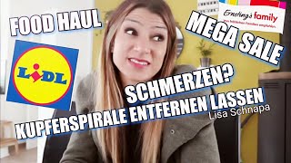 KUPFERSPIRALE ENTFERNEN LASSEN  FOOD HAUL  LIDL  MEGA SALE IM ERNSTINGS FAMILY  TAGEBUCH [upl. by Nirrak]