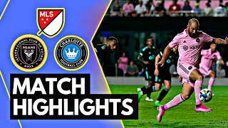 Highlights Inter Miami VS Charlotte FC in Major League Soccer [upl. by Ayekahs227]