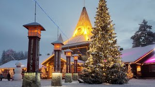 Village du Père Noël en Laponie avant Noël 🎅🦌 Rencontrez Papá Noel à Rovaniemi en Finlande [upl. by Eixam]